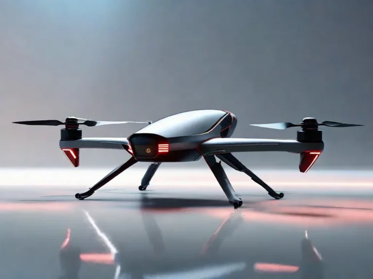 Fotos drone futurista ceu limpo