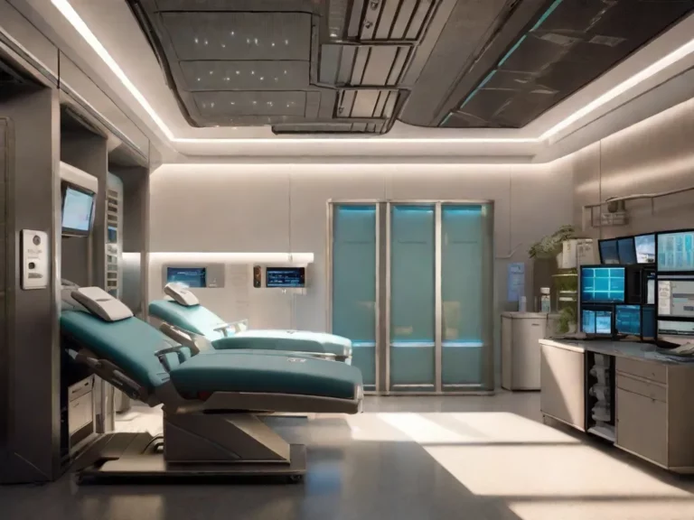 Fotos hospital futurista ai tecnologia seguranca