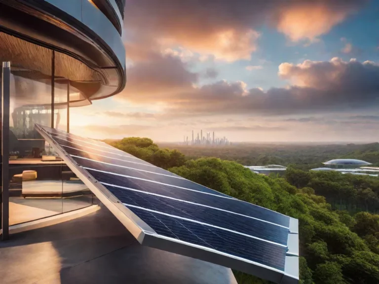 Fotos futurista datacenter verde cidade energia