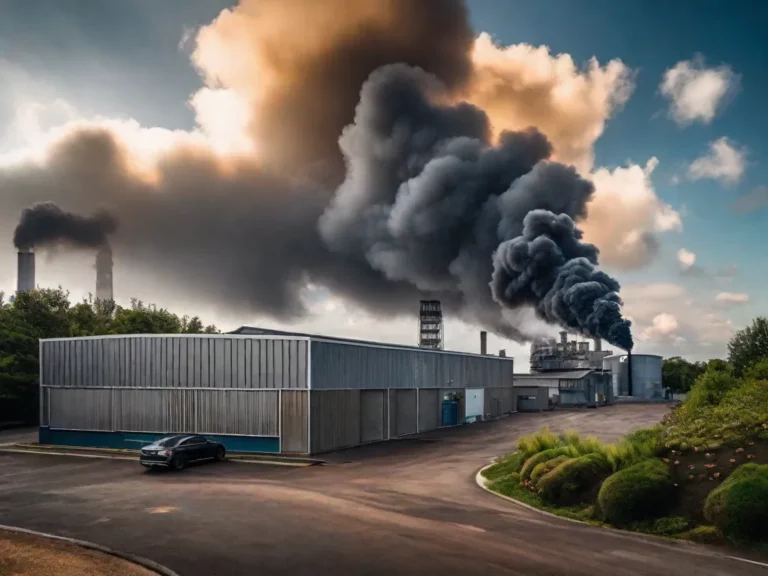 Fotos nuvem tempestade fabrica fumaca ia sustentabilidade